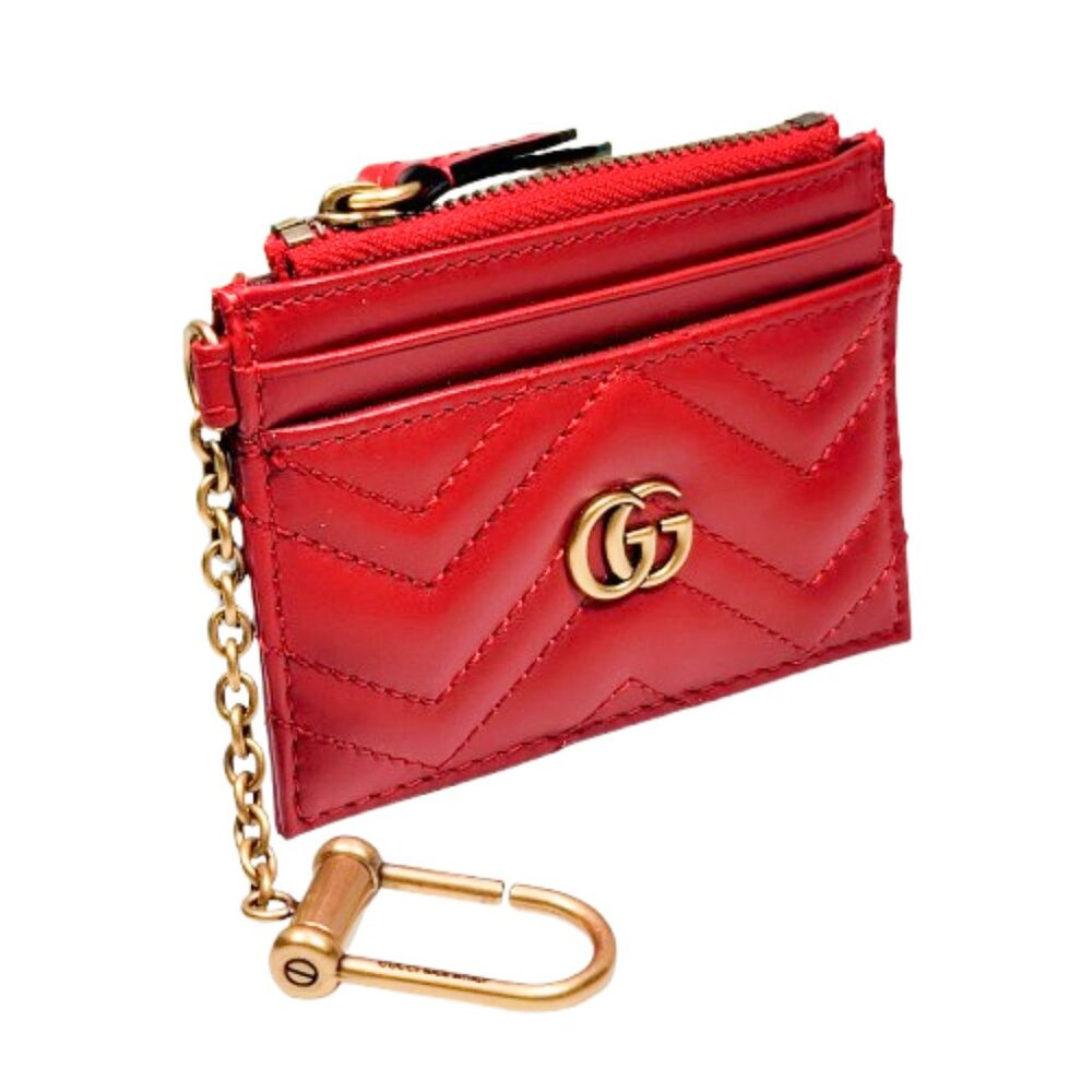 - Gucci GG Marmont Keychain Wallet - New - Picture 2 of 4